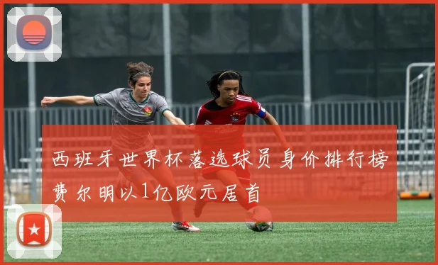 西班牙世界杯落选球员身价排行榜费尔明以1亿欧元居首